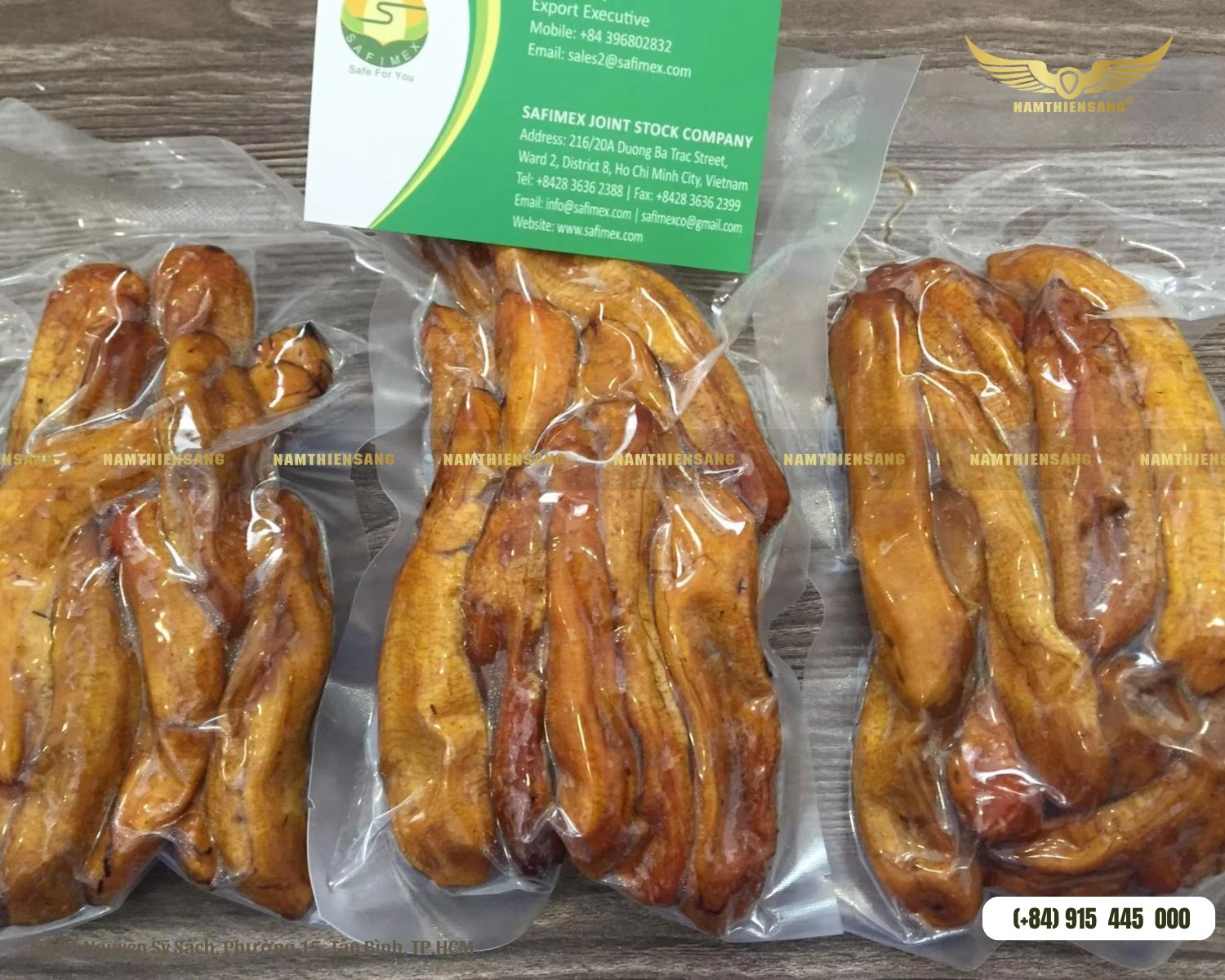 Túi Hút Chân Không Chuối Sấy